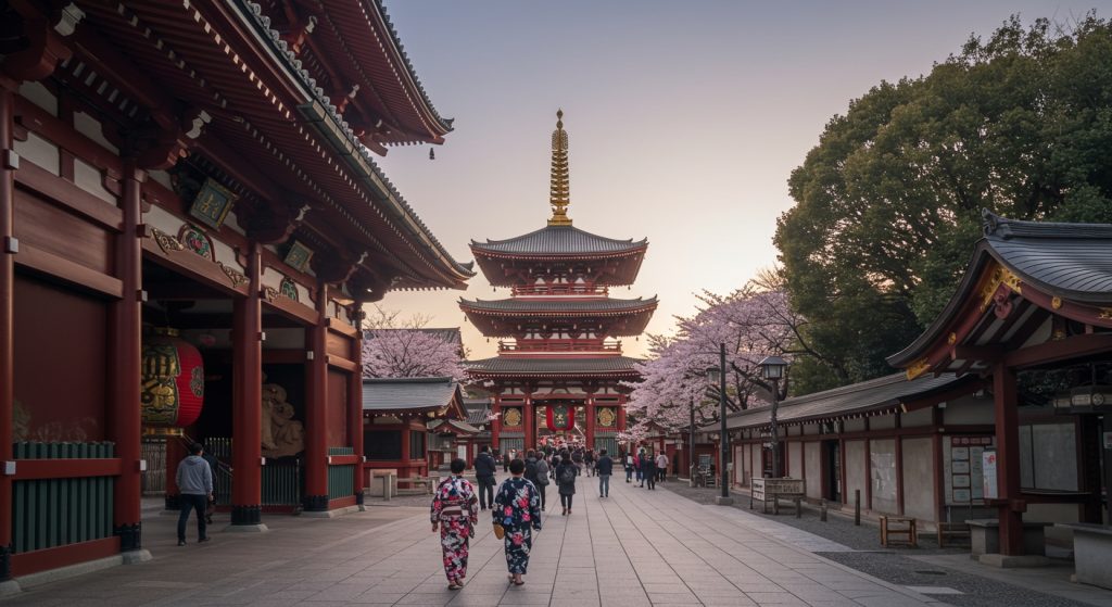 Sensoji Temple Asakusa Tokyo - traditional Japan experience for first-time visitors