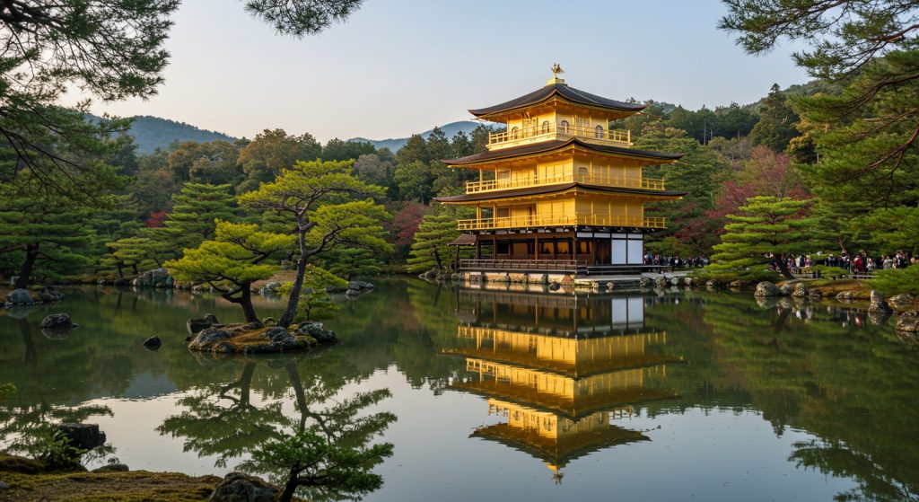 Kinkaku-ji Golden Pavilion Kyoto - must-see temple in Japan travel guide