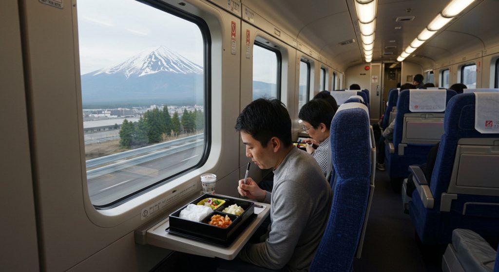 Shinkansen bullet train Tokyo to Kyoto - Japan itinerary transportation