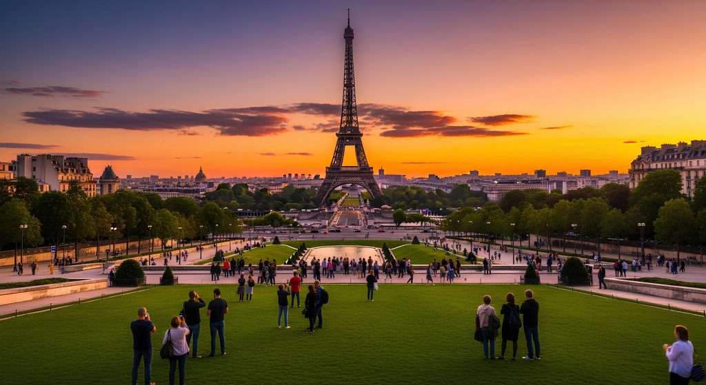 5-Day Paris Itinerary Eiffel Tower Sunset