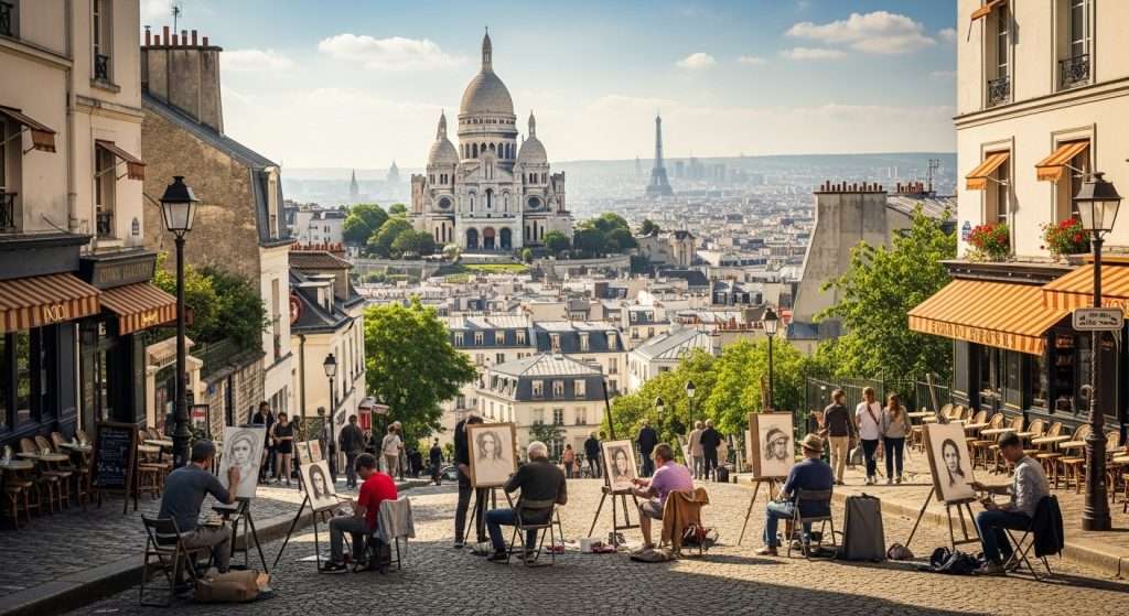 5-Day Paris Itinerary Montmartre Streets
