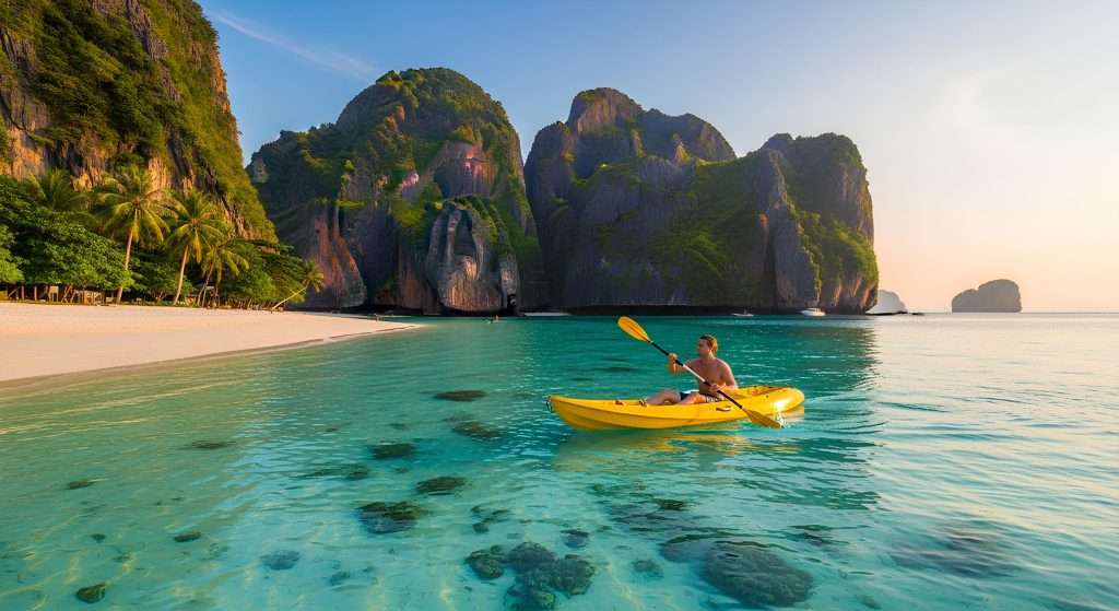 Ultimate Guide to Solo Travel Thailand 2025 4 solo travel Thailand Koh Phi Phi beach