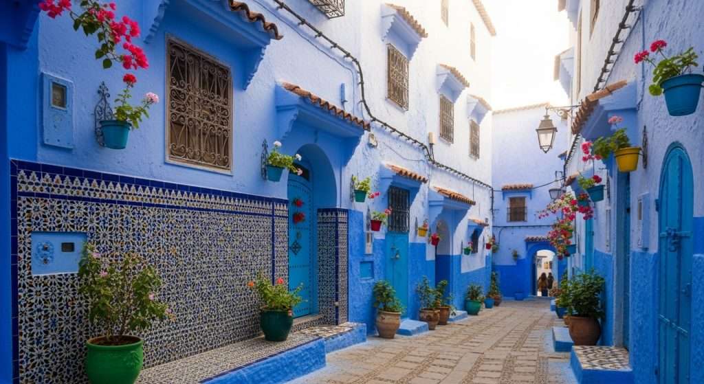 Chefchaouen blue city – Morocco best budget travel 2025