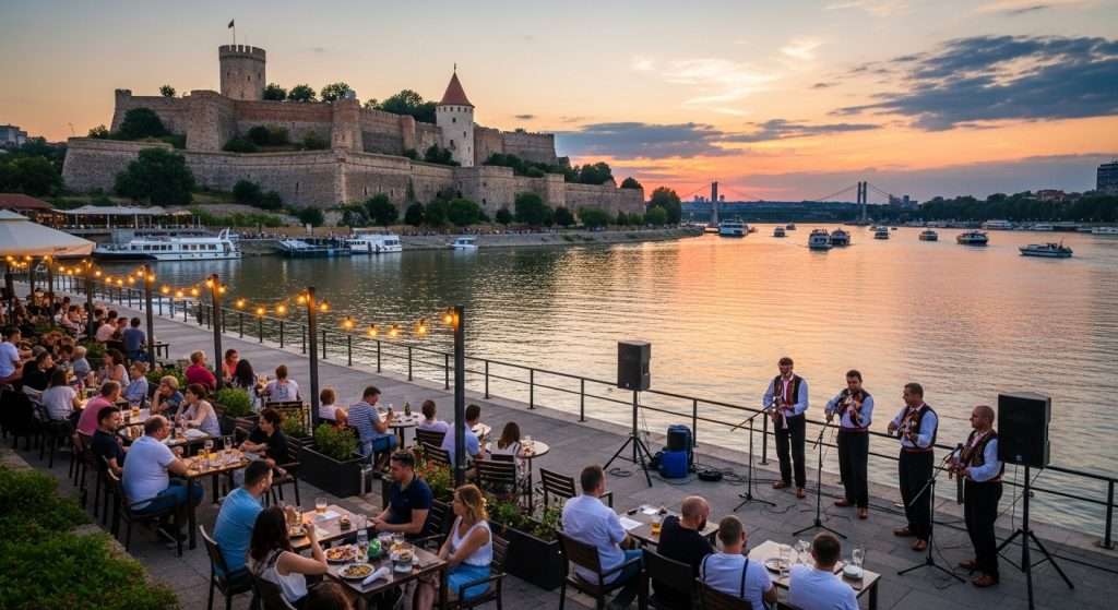 Belgrade fortress sunset – Serbia best budget travel 2025