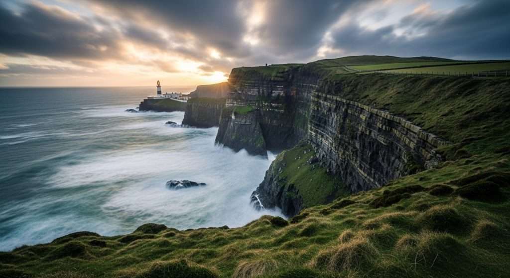 Cliffs and rugged coastline along Ireland’s Wild Atlantic Way — Europe’s longest and wildest coastal drive 2025.